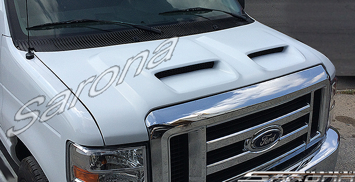 Custom Ford Econoline Van  All Styles Hood (2008 - 2014) - $1090.00 (Part #FD-026-HD)